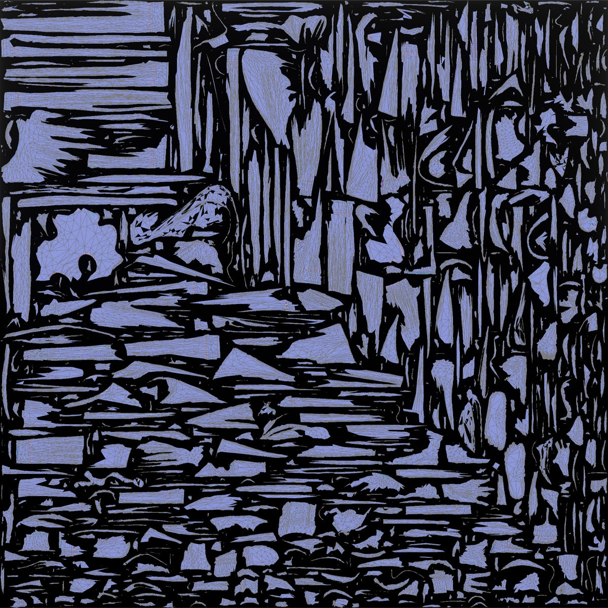 Elderly Ethiopian Woman in Traditional White Dress and Shawl - UV layout, normal map