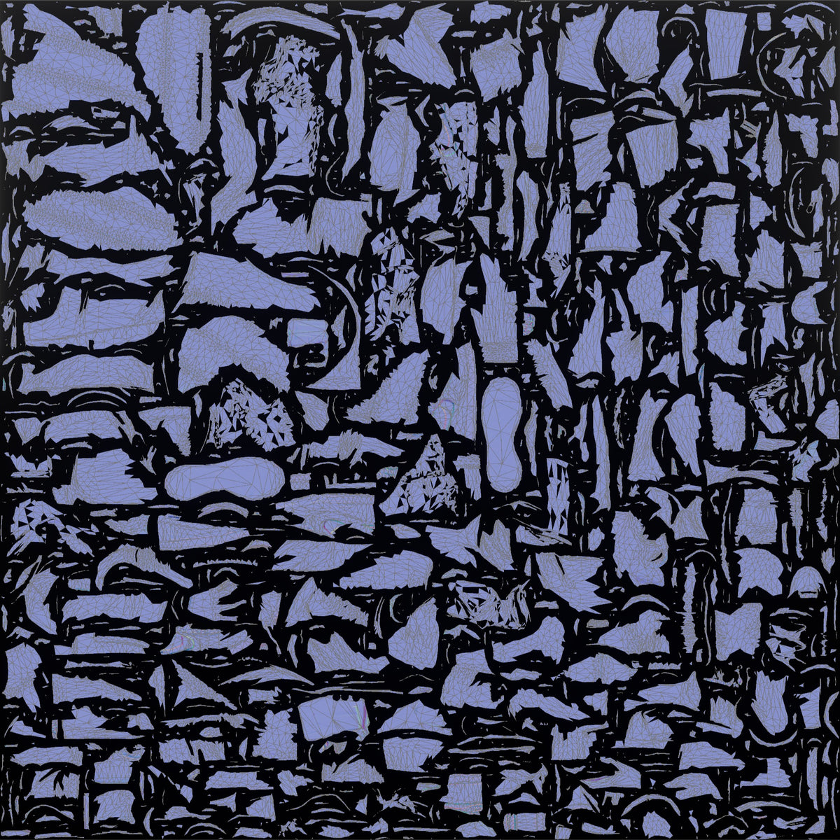 Patron Man Striking A Confident Pose In A Bright Puffer Vest - UV layout, normal map
