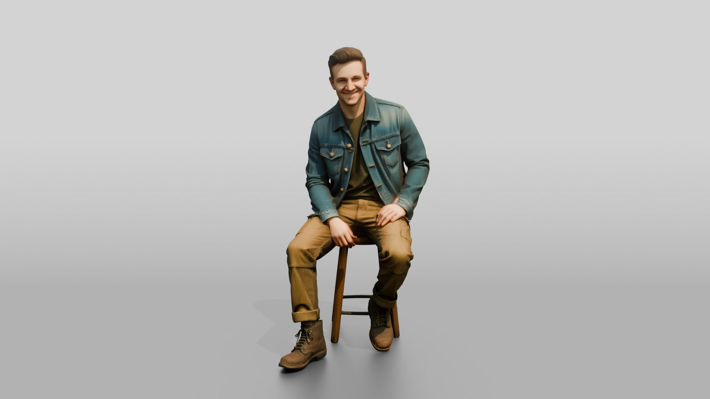 Denim Workwear Man 03