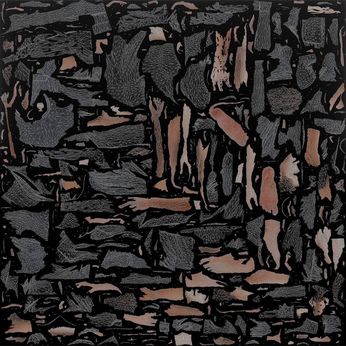 Fitness Influencer Man Standing Straight, Arms Relaxed At Sides - UV layout, base color map