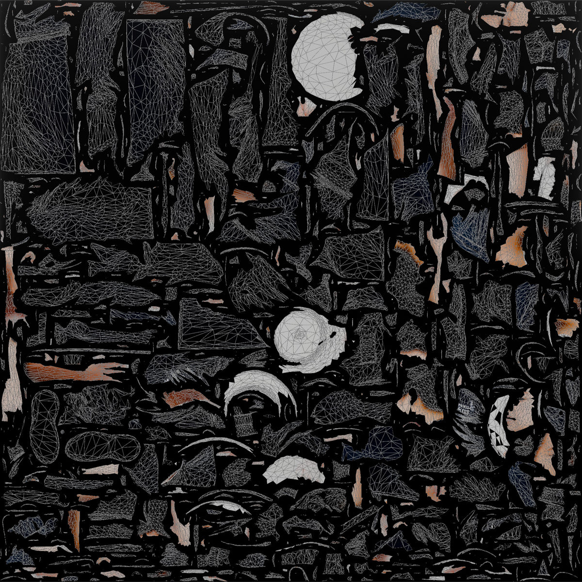 Chef Wiping a Plate Rim - UV layout, base color map