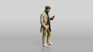 Smart Casual Professional Man 09 - 3D character model, view 1