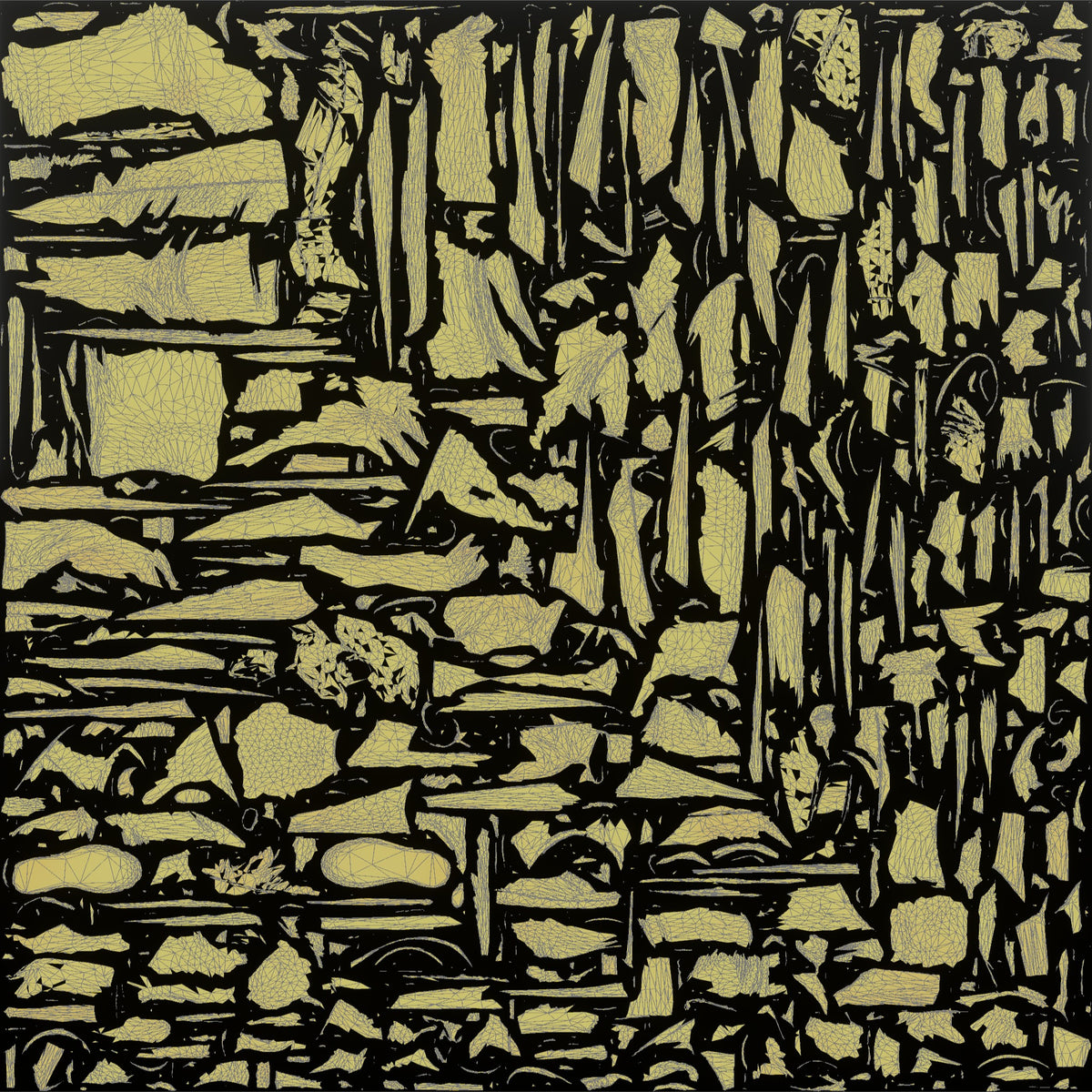 Woman Customer Holding Two Different Colored Scarves Side By Side - UV layout, metallic roughness map