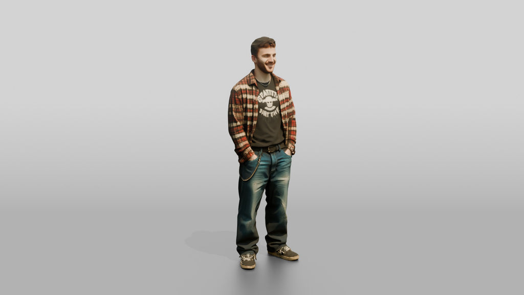 Grunge Skater Man 01