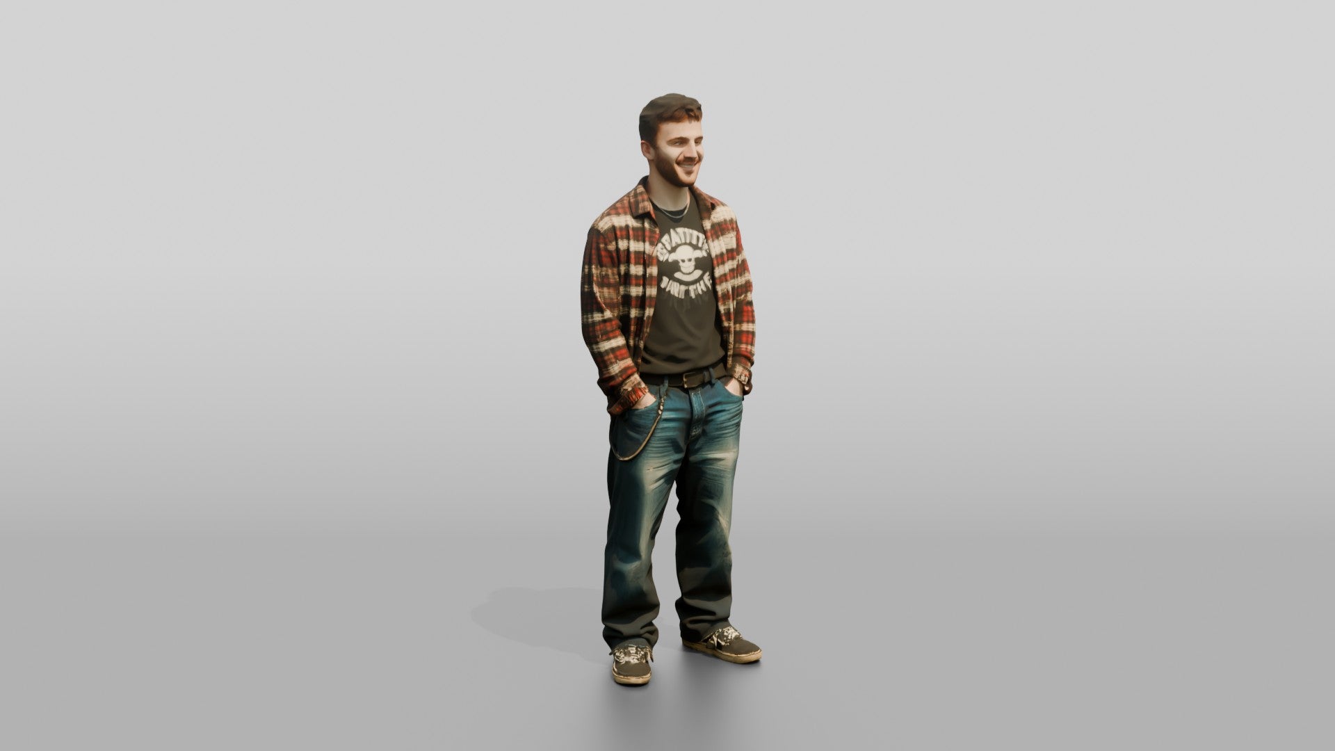 Grunge Skater Man 01