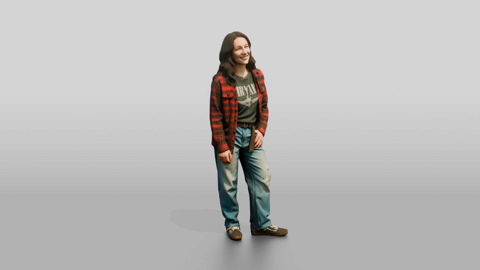 Grunge Skater Woman 08