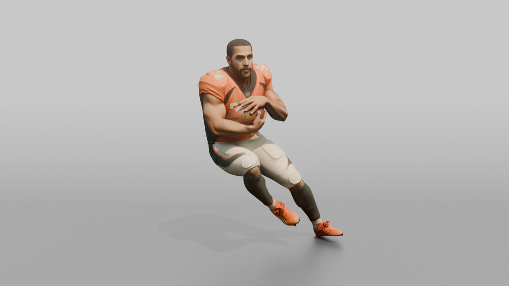 Running Back Cutting Laterally