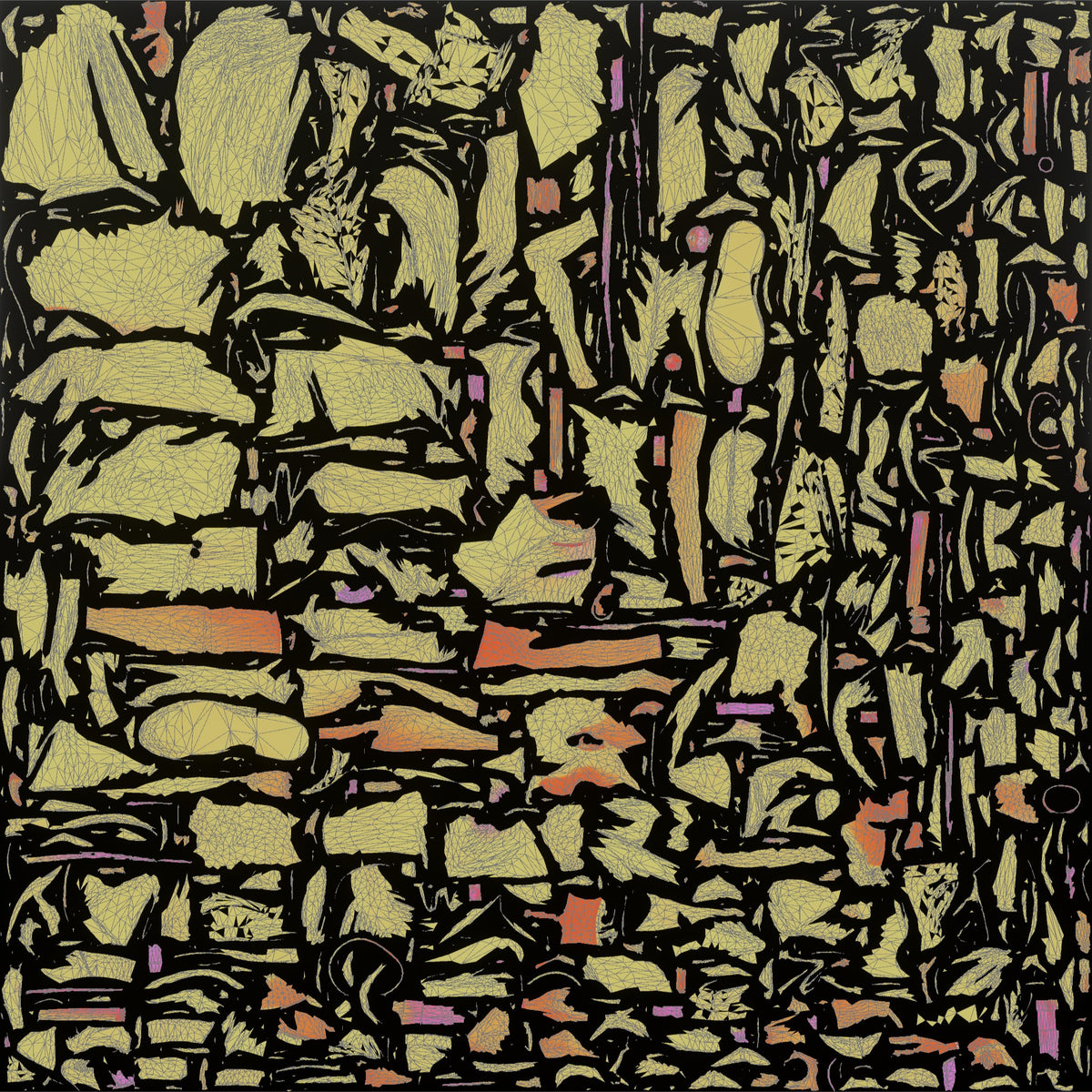 Father Holding A Fishing Rod Propped Over One Shoulder - UV layout, metallic roughness map