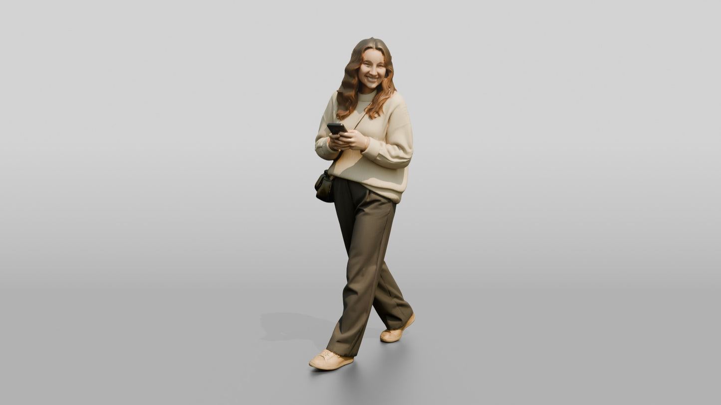 Cozy Oversized Casual Woman 02