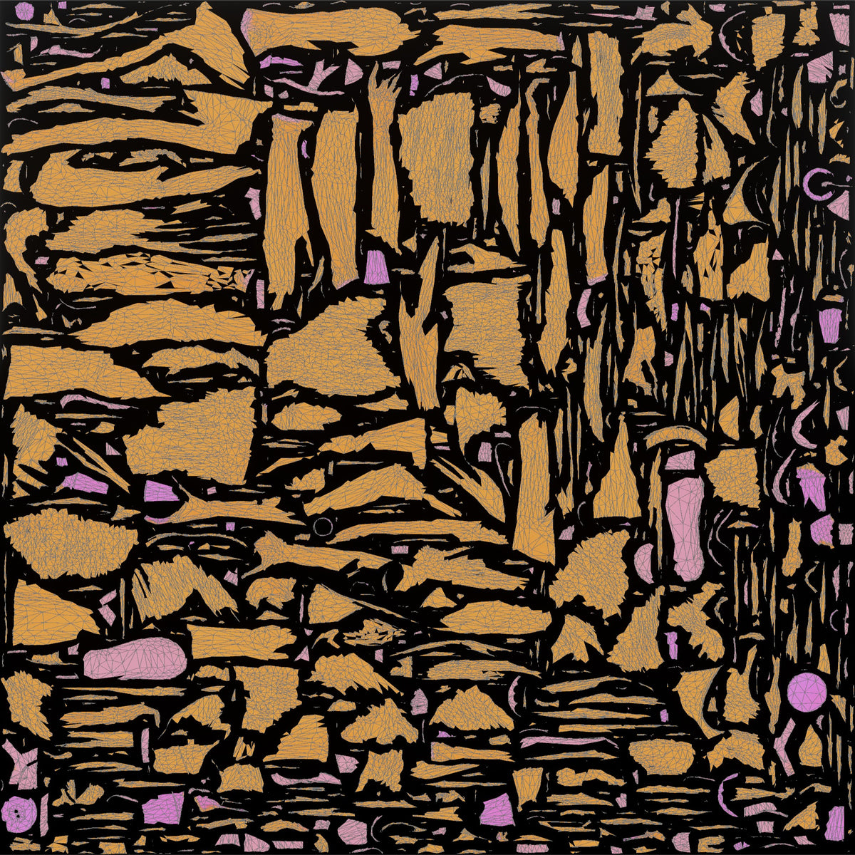 Woman with a Cocktail in a Short Dress - UV layout, metallic roughness map