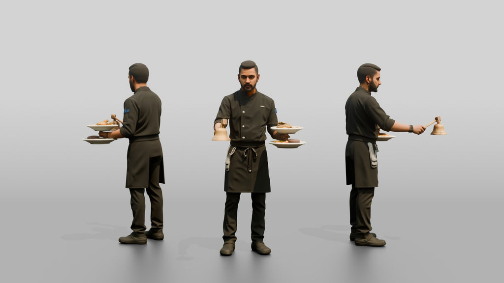 Expeditor Chef Ringing Service Bell
