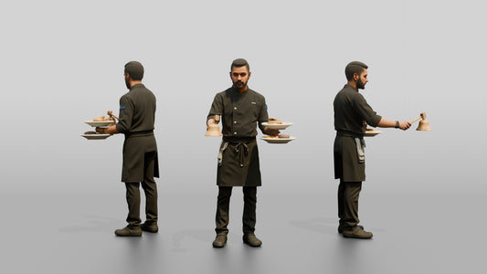 Expeditor Chef Ringing Service Bell