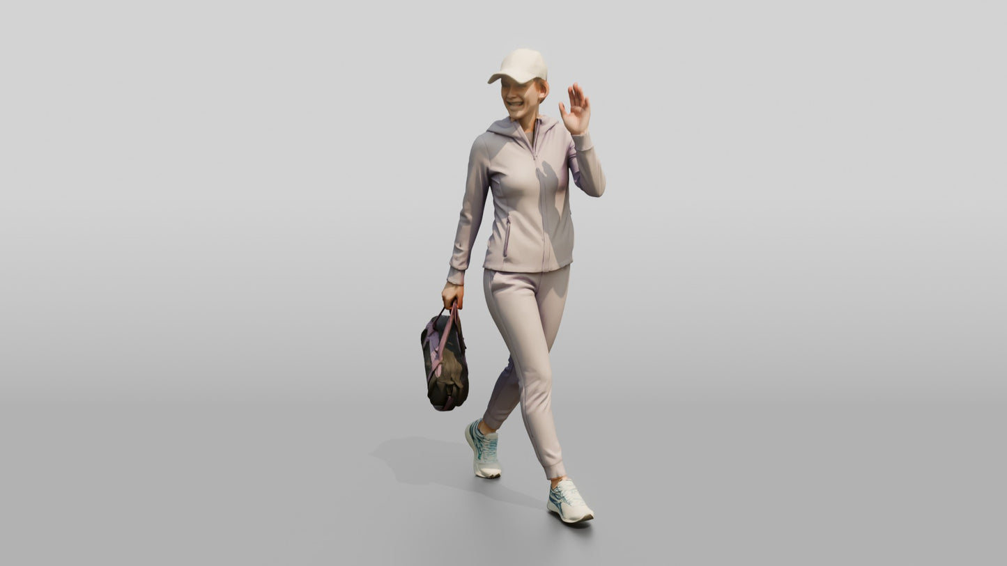 Sporty Athleisure Woman 06