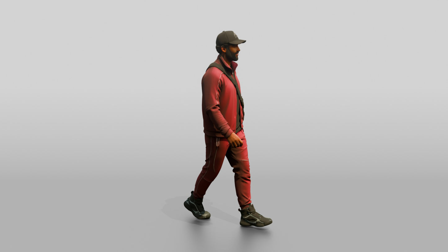 Afro-Latino Man in High-End Streetwear