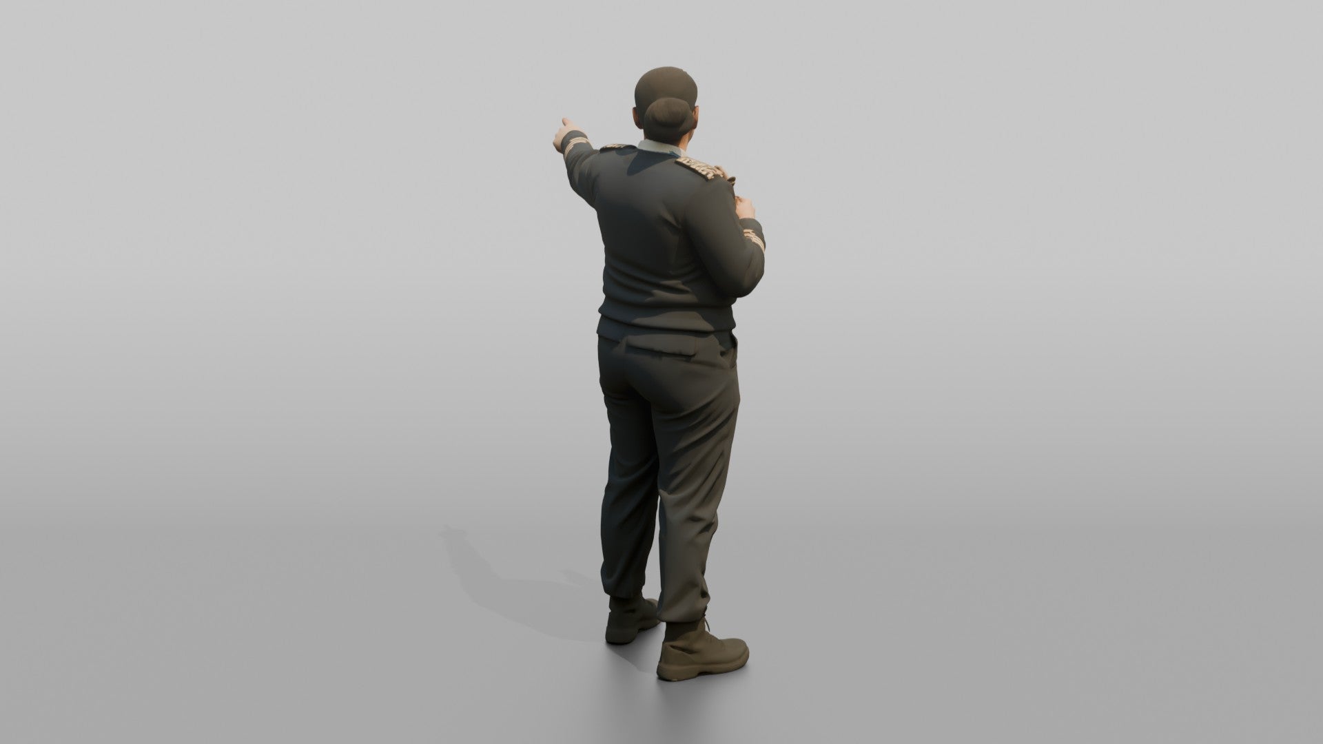 Navigation Officer Using a Handheld Sextant