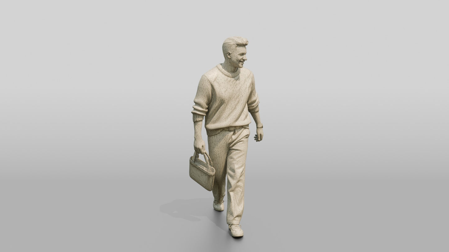 Cozy Oversized Casual Man 09