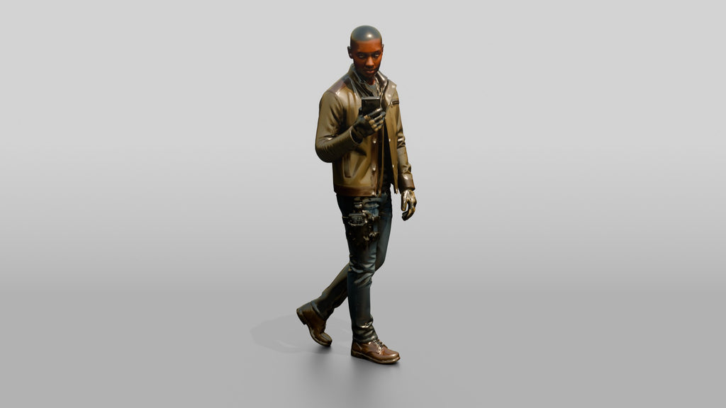 Courier Checking Phone