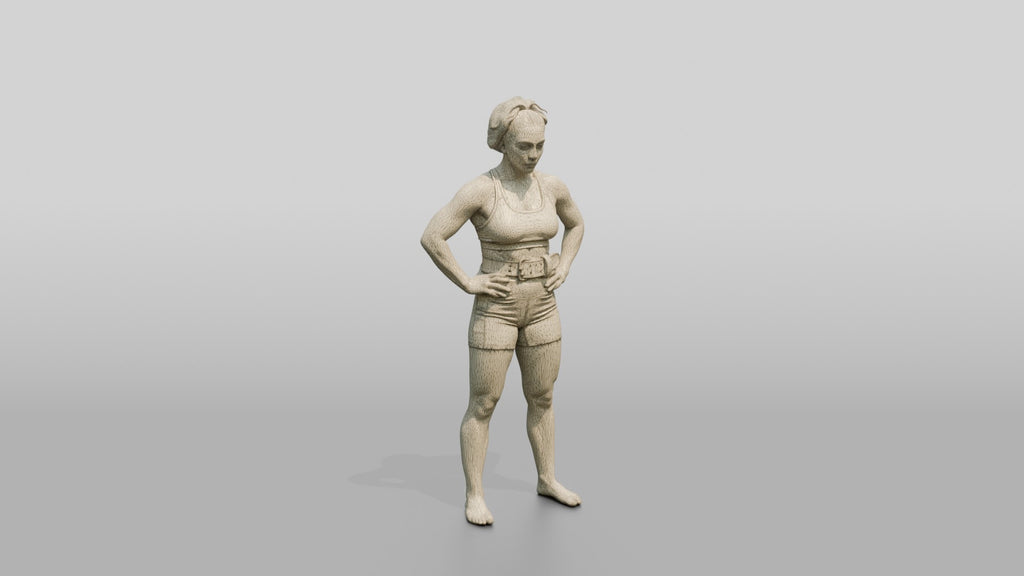 Woman Resting Hands on Hips