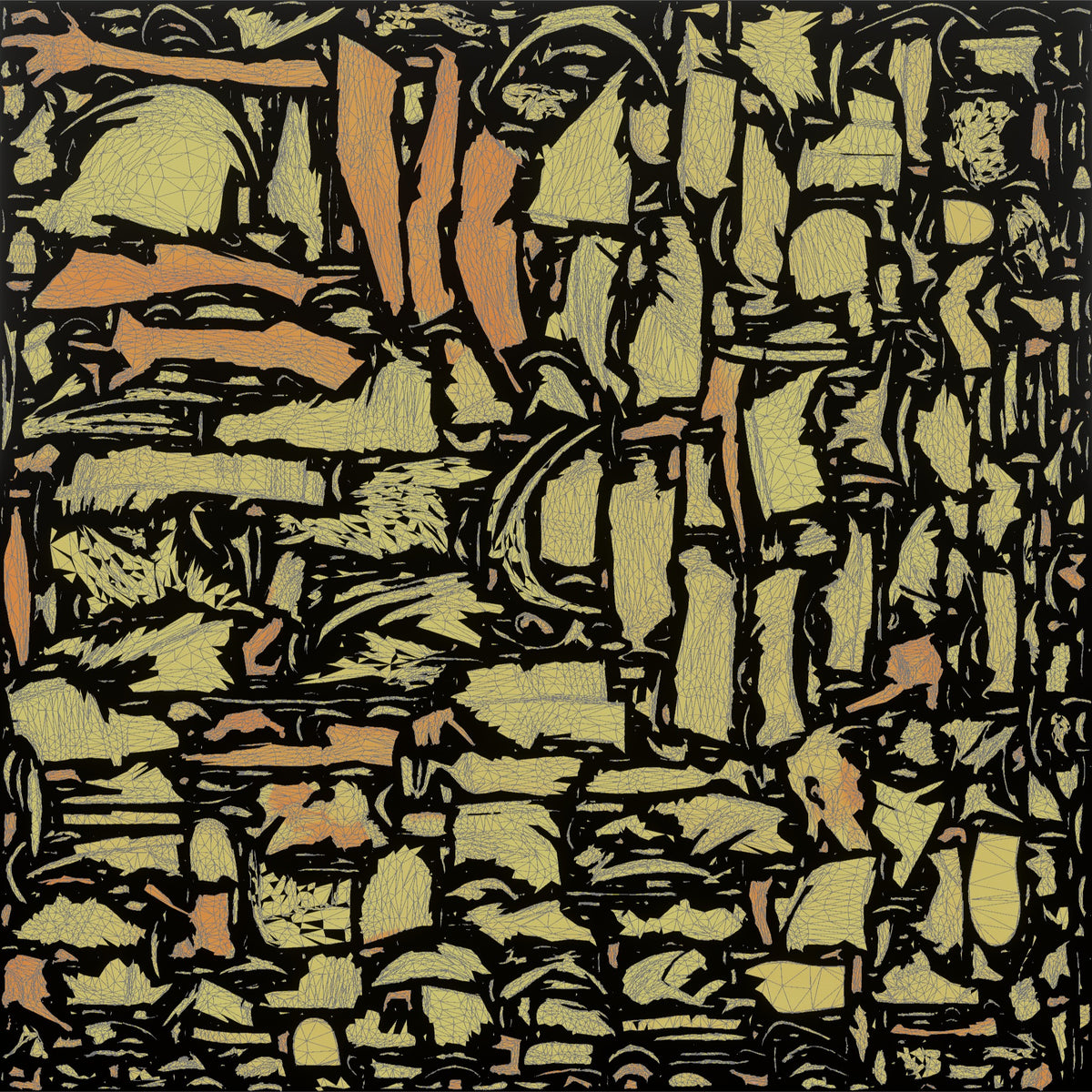 Club DJ Man Both Arms Raised, Hyping Up A Crowd - UV layout, metallic roughness map