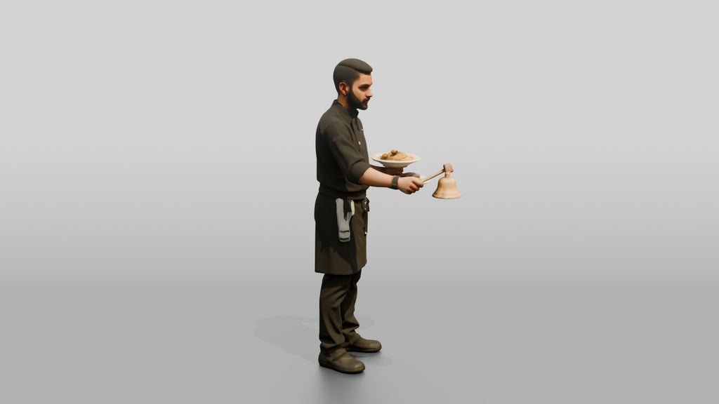 Expeditor Chef Ringing Service Bell