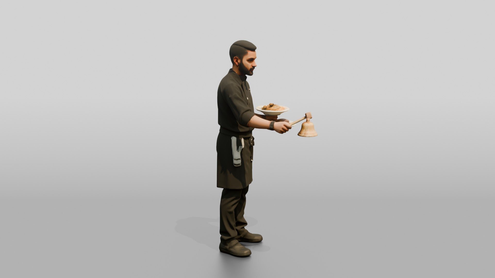 Expeditor Chef Ringing Service Bell