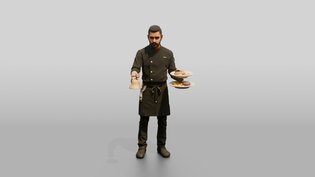 Expeditor Chef Ringing Service Bell