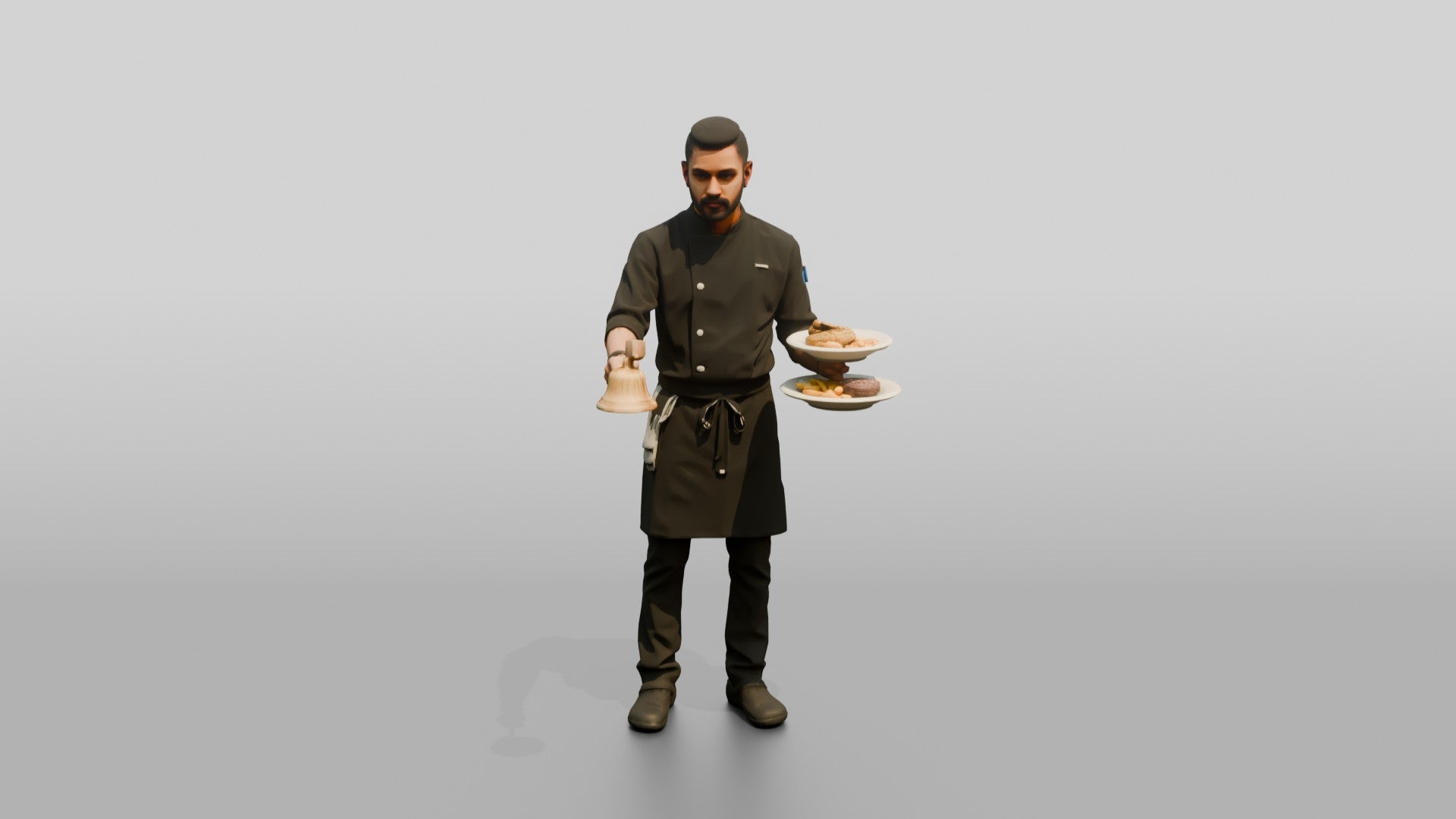 Expeditor Chef Ringing Service Bell
