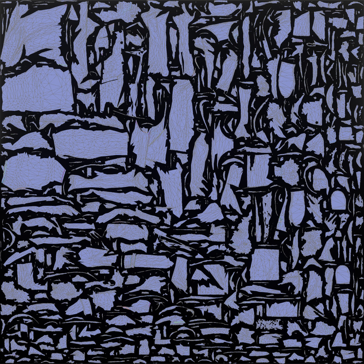 Bartender Man Holding A Muddler Over A Glass - UV layout, normal map