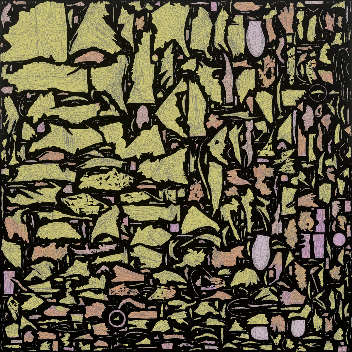 Bartender Man Mixing A Drink With A Bar Spoon - UV layout, metallic roughness map