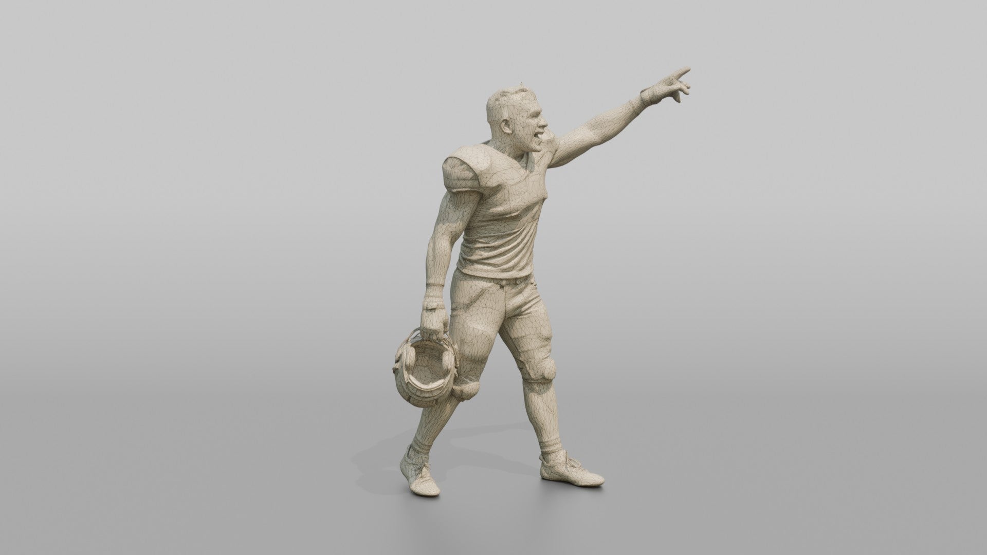 Linebacker Calling Out Defensive Signals