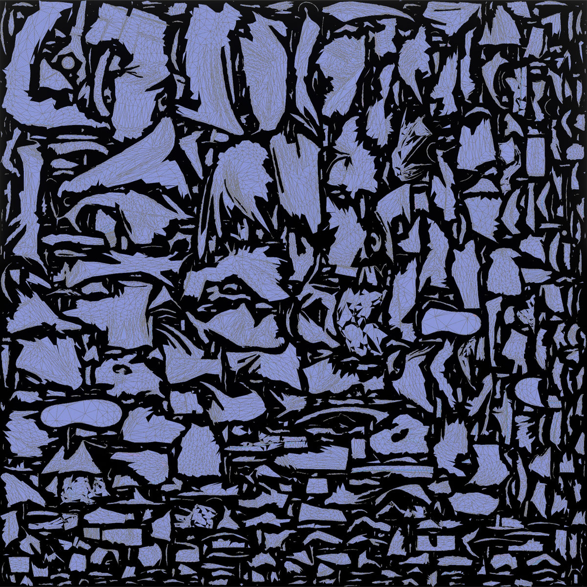 Plus-Size Middle-Aged Persian Man Eating a Snack - UV layout, normal map