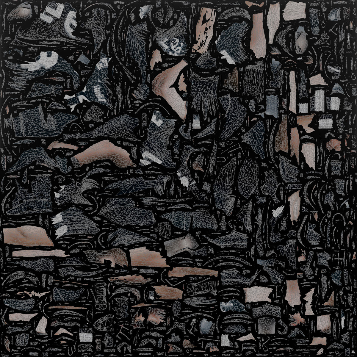 Linebacker Sprinting to Close on a Ball Carrier - UV layout, base color map