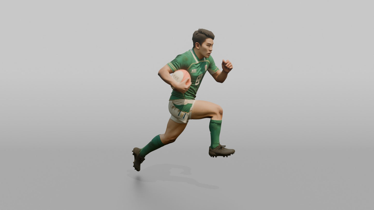 Japanese Winger Weaving Through the Field