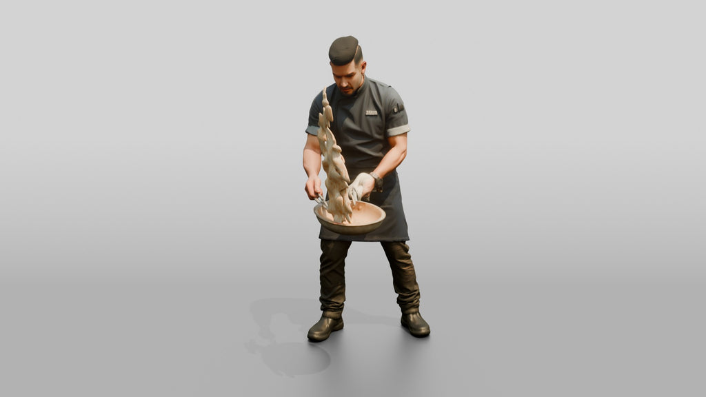 Sous Chef Flaming a Pan