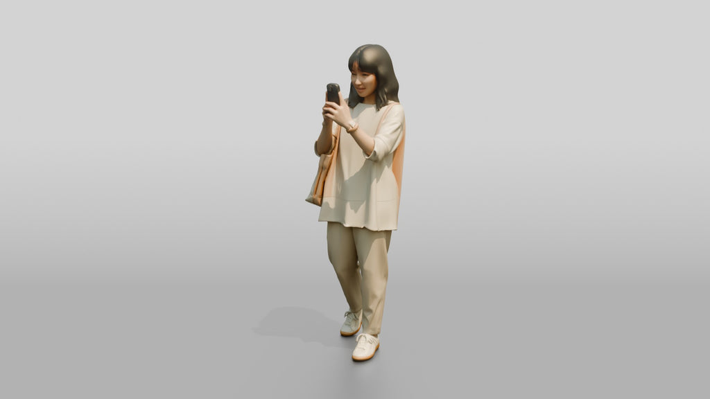 Woman Taking a Photo on Her Phone