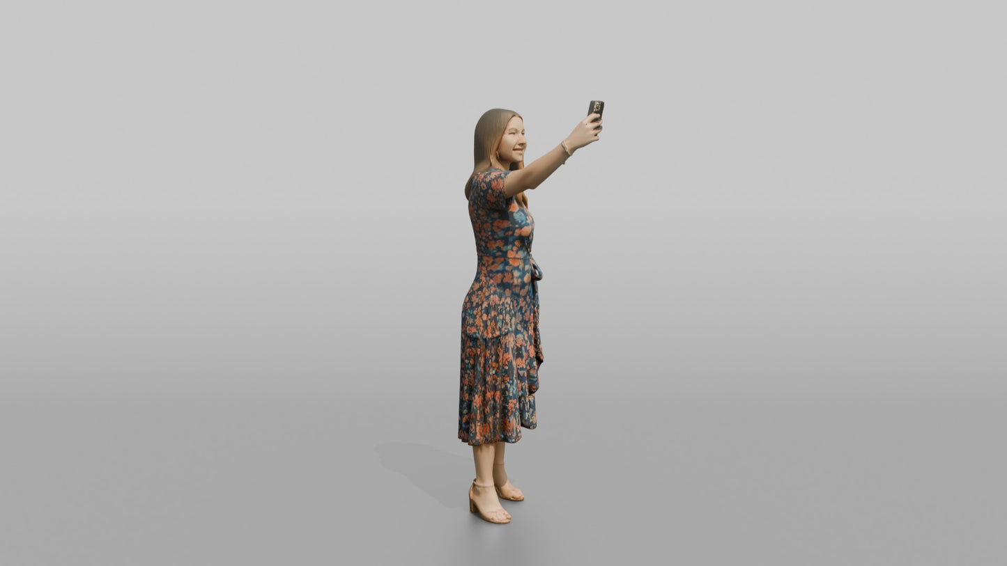 Wedding Guest Taking a Smartphone Photo