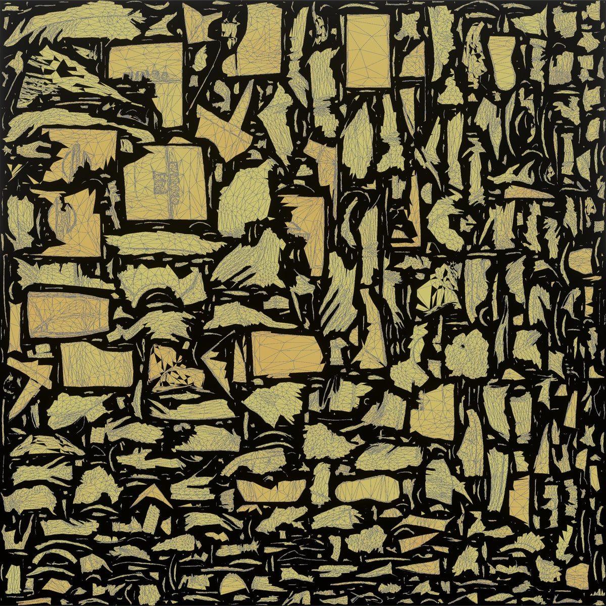 Woman Customer Walking With A Shopping Bag In Each Hand, Smiling - UV layout, metallic roughness map