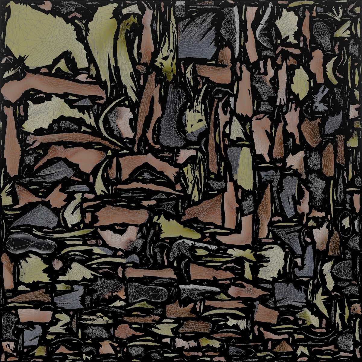 Bodyweight Athlete Man In A Deep Bodyweight Lunge - UV layout, base color map