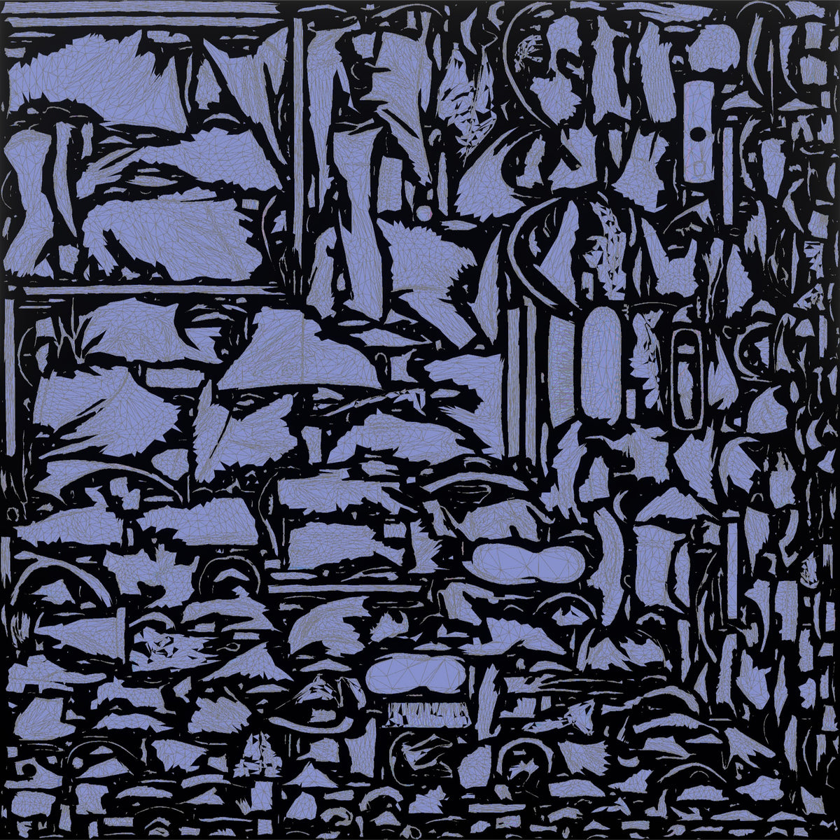 Man Store Employee Sweeping The Floor With A Broom - UV layout, normal map