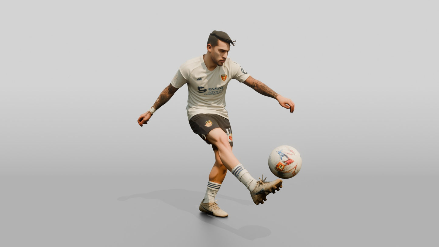 Soccer Player Trivela Pass
