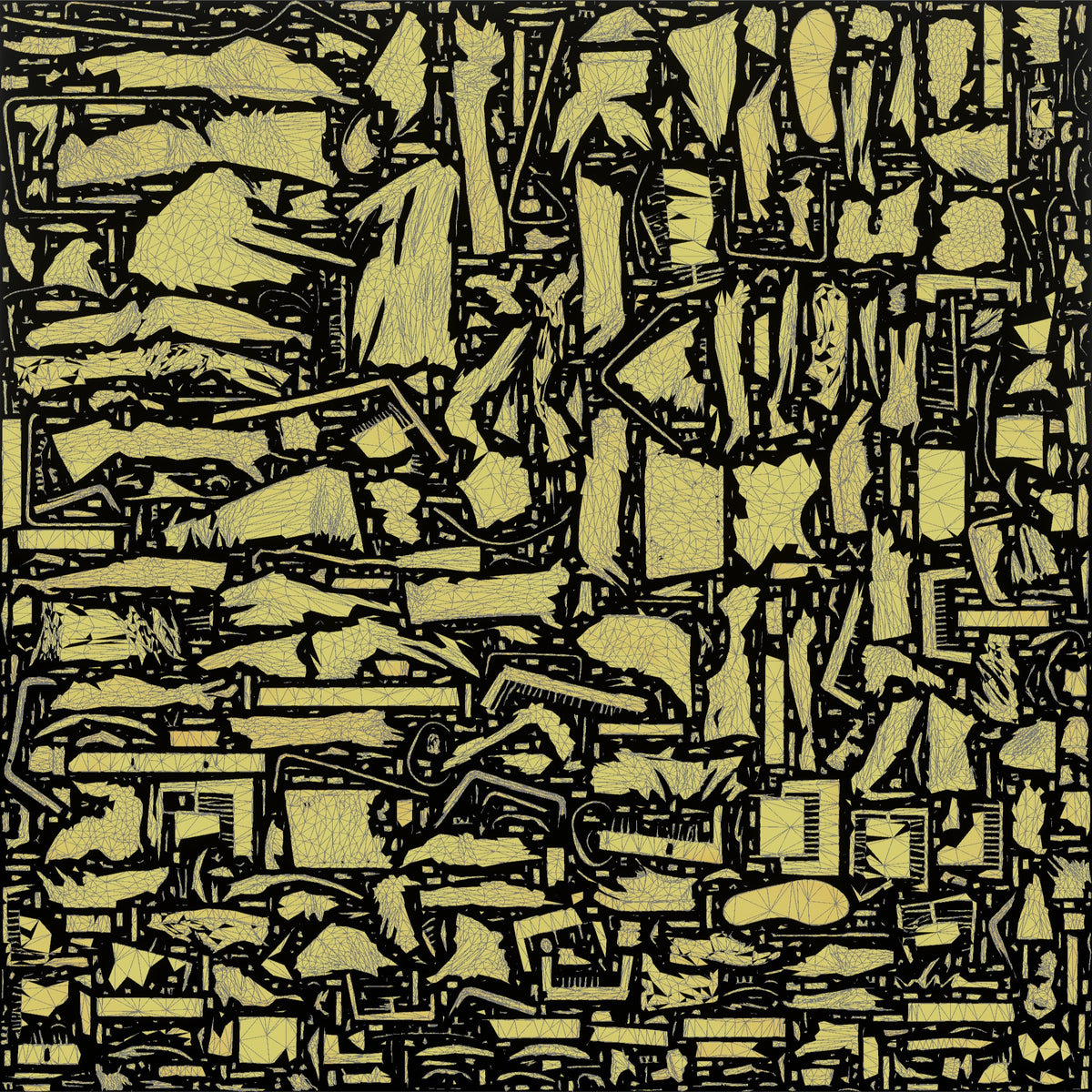 Grocery Delivery Man - UV layout, metallic roughness map