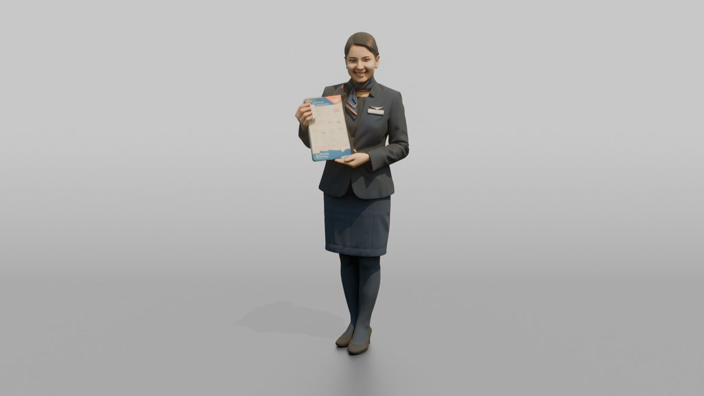 Black Flight Attendant Assisting with an Overhead Locker