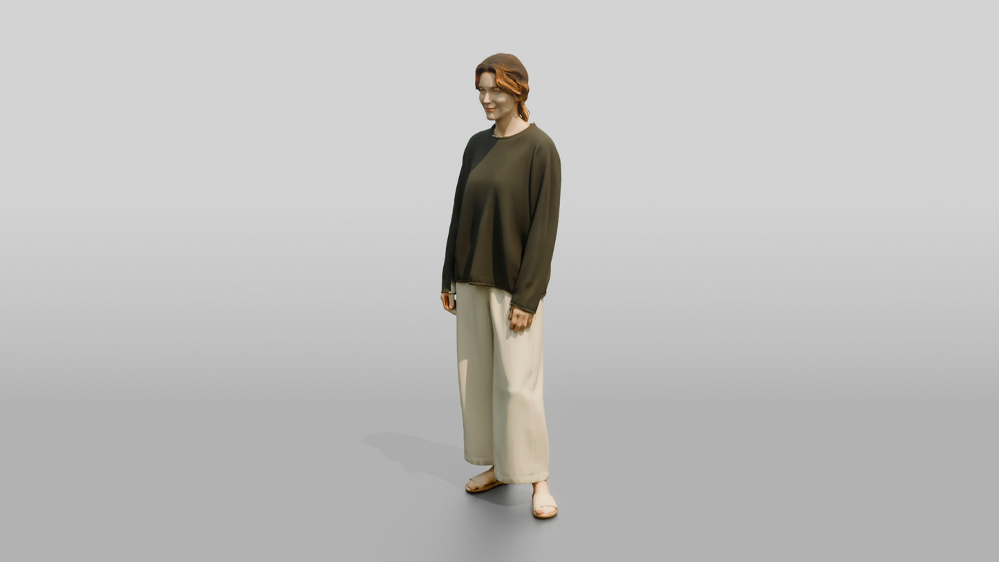 Cozy Oversized Casual Woman 13