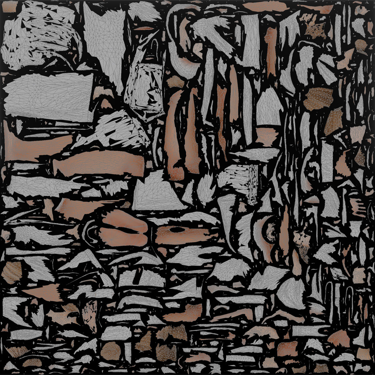 Spa Client Man Standing Holding A Folded Towel Against The Chest - UV layout, base color map
