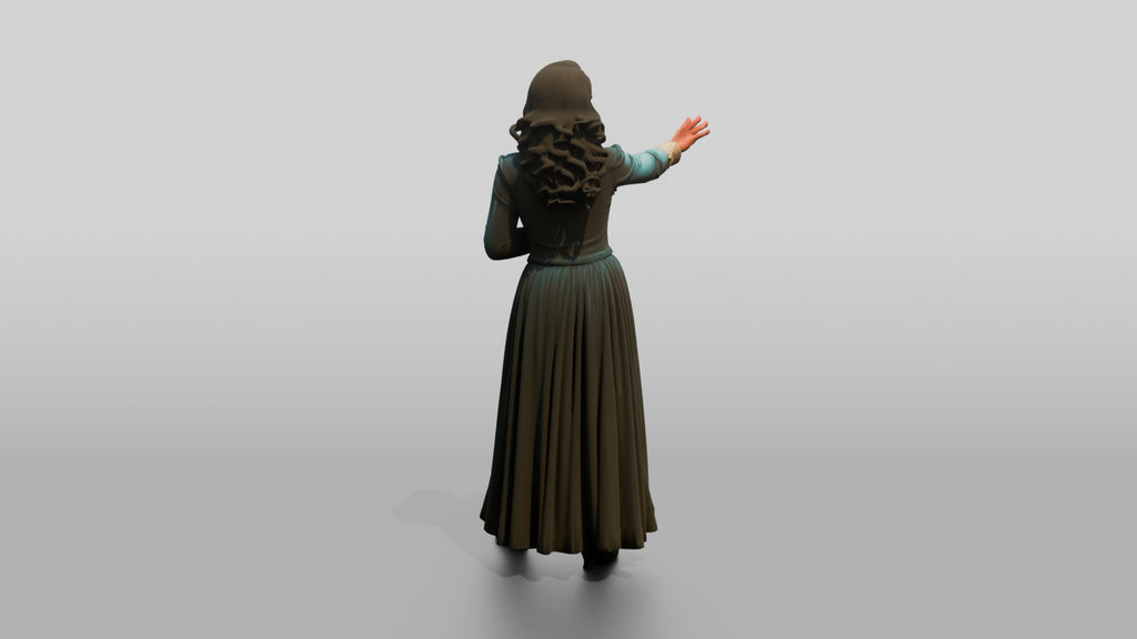 Musical Theater Singer with Dramatic Gesture