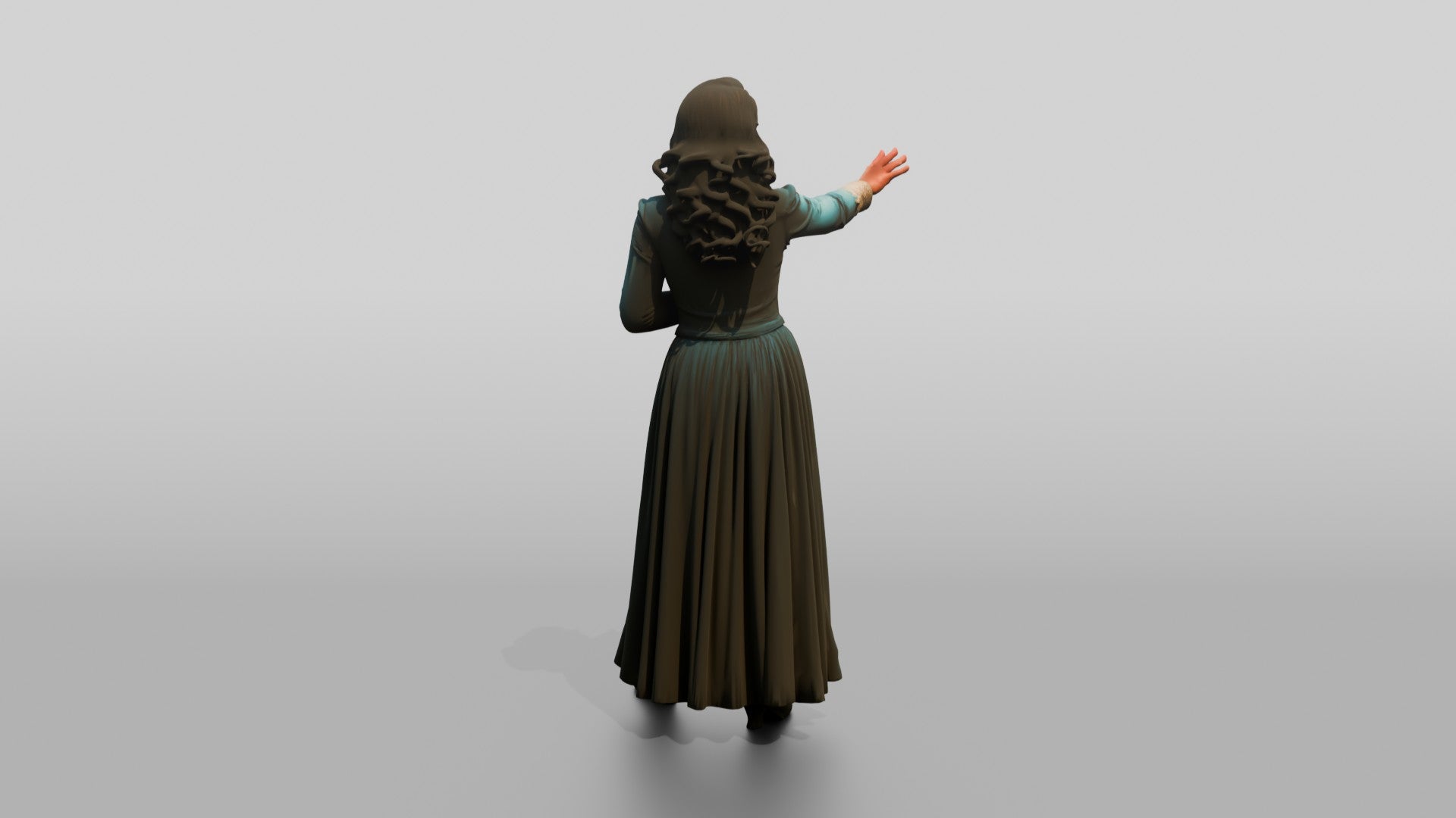 Musical Theater Singer with Dramatic Gesture