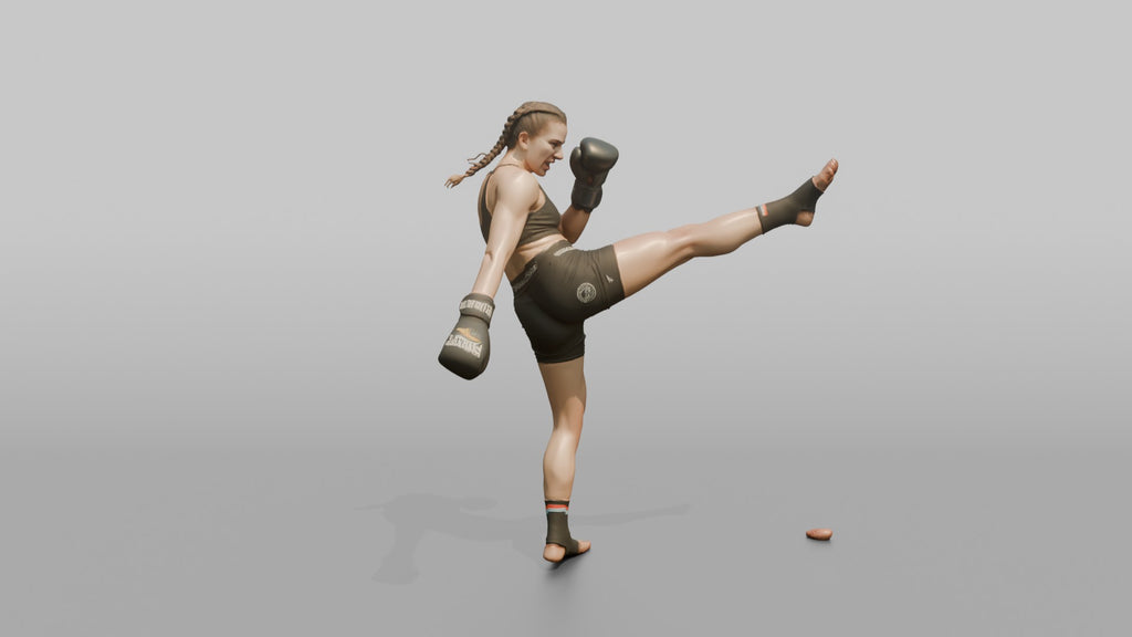 Kickboxer High Front Push Kick
