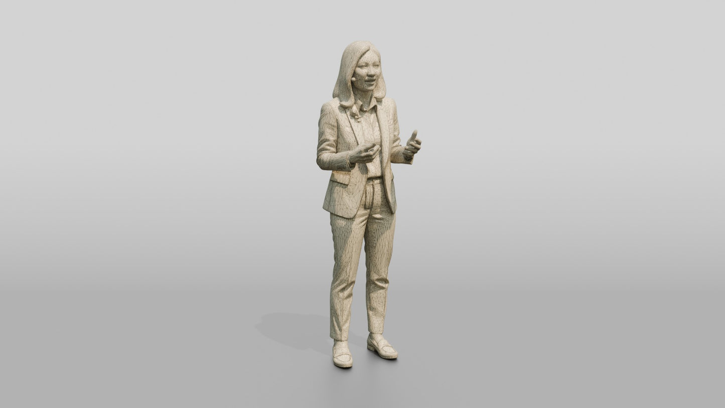 Woman Presenting at a Summit