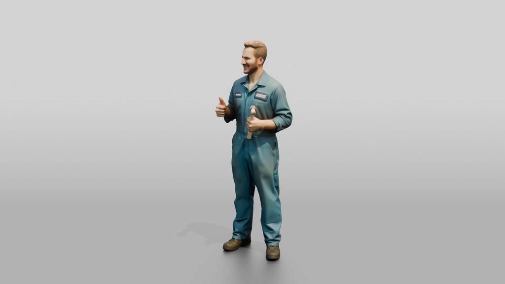 Mechanic Giving a Thumbs-Up
