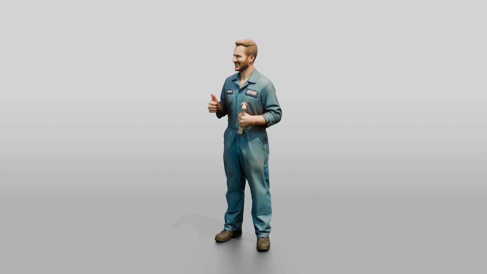 Mechanic Giving a Thumbs-Up